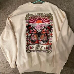 NWOT Billabong Women Oversized Crewneck Sweatshirt Large